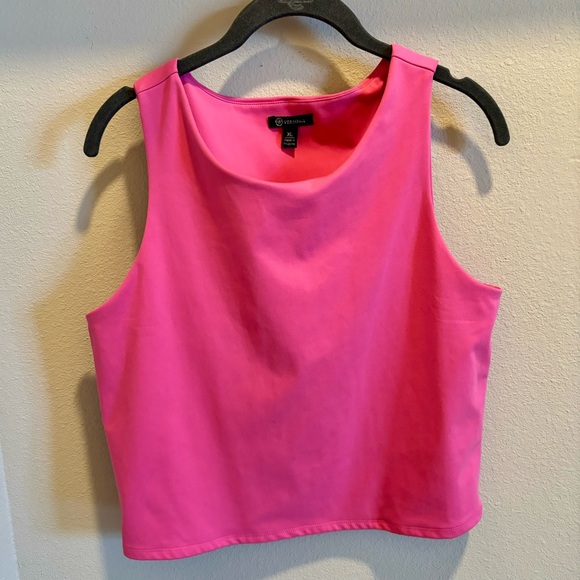 NWOT Versona Hot Pink Athletic Tank - Size XL - Picture 2 of 4